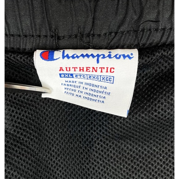 NWT Champion Swim Shorts Men’s Black Drawstring Mesh Lined Lightweight 2XL - Picture 6 of 6